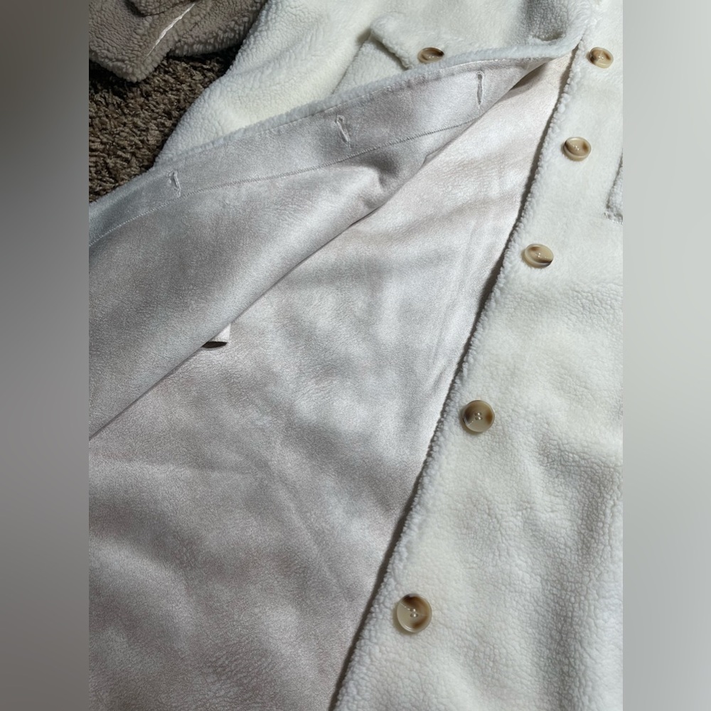 Rebecca Minkoff Plush Long Shirt Jacket - Picture 5 of 12